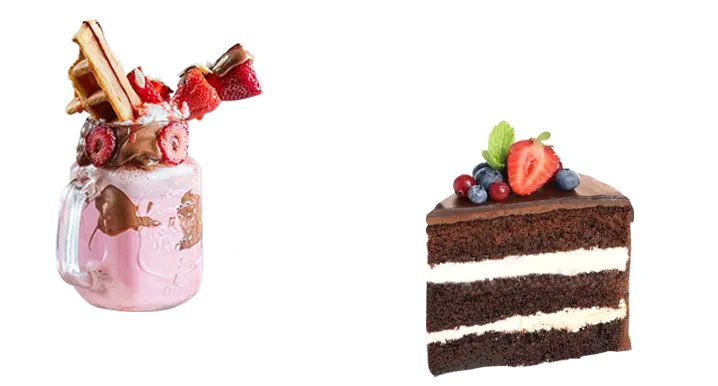 chocolate-mousse-and-milkshake